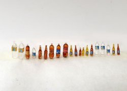 画像1: 自由人[No.3504001]1/35　飲料用ペットボトル20本入(ラベルデカール付)