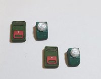 自由人[No.3504006]1/35　電気メーターと郵便箱