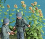 紙創り[Ａ-1-35]ヒマワリ(1/35)