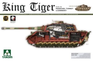 画像1: タコム[TKO2045S]1/35 WW.II ドイツ軍重戦車 Sd.Kfz.182キングタイガー ヘンシェル砲塔 インテリア/ツィンメリットモールド付 (履帯新金型バージョン) (1)