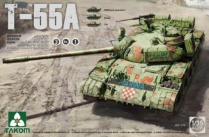 画像1: タコム[TKO2056]1/35 ロシア軍 T－55A 中戦車 3 in 1 (1)