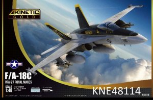 画像1: キネティック[KNE48114]1/48 F/A-18C 米海兵隊 VFA-27 ロイヤルメイセス (1)