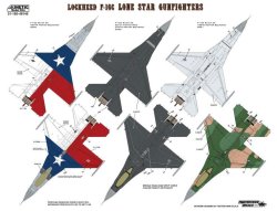 画像2: キネティック[KNE48146]1/48 F-16C ブロック30 テキサス空軍州兵「ローンスターガンファイターズ」