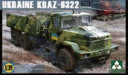 画像1: タコム[TKO2022] 1/35 ウクライナKrAZ-6322現用重トラック後