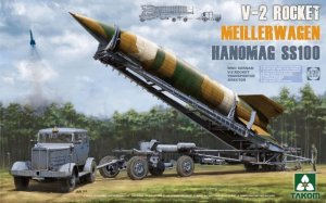 画像1: タコム[TKO2030]1/35 WWII ドイツ V2ロケット+ロケット運搬/発射台兼用車「メイラーワーゲン」 + ハノマ-グ SS100トラクター (1)