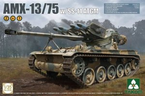 画像1: タコム[TKO2038]1/35 AMX-13/75 フランス軍 軽戦車 w/SS-11対戦車ミサイル 2 in 1 (1)