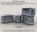 Live Resin[LRE16002]1/16  WWII米 .50口径機銃弾薬箱(3個)(開状態)