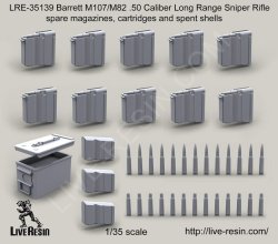 画像2: Live Resin[LRE35139]1/35  バレットM82A1/M107A1 アクセサリーセット