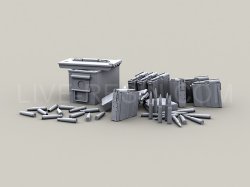 画像3: Live Resin[LRE35139]1/35  バレットM82A1/M107A1 アクセサリーセット