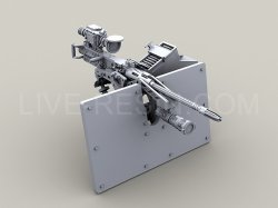 画像4: Live Resin[LRE35141]1/35  M3D .50口径機銃(2)車載揺架&SAG防盾付(1丁)