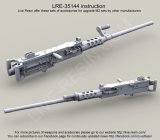 Live Resin[LRE35144]1/35  M2 .50口径機銃銃身(1)(3丁)