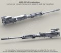 Live Resin[LRE35145]1/35  M2 .50口径機銃銃身(2)(3丁)