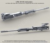 Live Resin[LRE35145]1/35  M2 .50口径機銃銃身(2)(3丁)