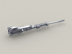 画像4: Live Resin[LRE35145]1/35  M2 .50口径機銃銃身(2)(3丁)