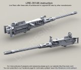 Live Resin[LRE35146]1/35  M3 .50口径機銃銃身(3丁)