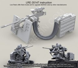 画像1: Live Resin[LRE35147]1/35  .50口径機銃給弾ベルト