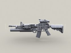 画像5: Live Resin[LRE35150]1/35  M4カービン イージーキット(3丁)