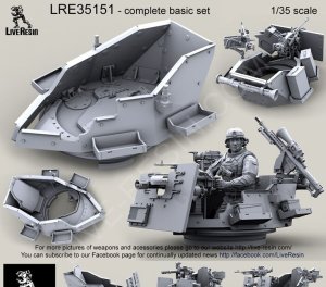 画像1: Live Resin[LRE35151]1/35  装甲銃塔(架空装備)セット (1)