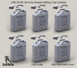 画像2: Live Resin[LRE35155]1/35  現用米軍燃料ジェリカン(6個)