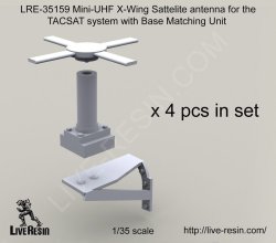 画像2: Live Resin[LRE35159]1/35  XウィングUHFアンテナ(4個)