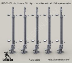画像2: Live Resin[LRE35161]1/35  60インチジャッキ(5個)