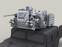画像7: Live Resin[LRE35180]1/35  ハンヴィー/M-ATV 遠隔操作銃塔(架空装備)