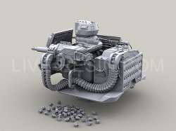 画像3: Live Resin[LRE35181]1/35  M1エイブラムス/MRAP 遠隔操作銃塔(架空装備)