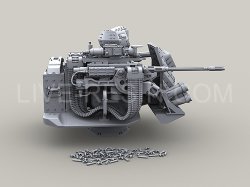 画像9: Live Resin[LRE35181]1/35  M1エイブラムス/MRAP 遠隔操作銃塔(架空装備)