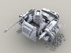 画像10: Live Resin[LRE35181]1/35  M1エイブラムス/MRAP 遠隔操作銃塔(架空装備)