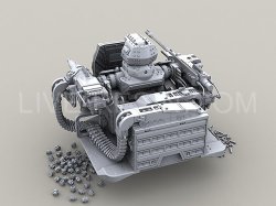 画像12: Live Resin[LRE35181]1/35  M1エイブラムス/MRAP 遠隔操作銃塔(架空装備)