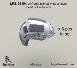 画像2: Live Resin[LRE35184]1/35  現用米兵 エアフレームヘルメット1(6個)