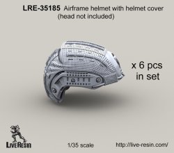 画像2: Live Resin[LRE35185]1/35  現用米兵 エアフレームヘルメット2(6個)