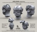Live Resin[LRE35186]1/35  現用米兵 エアフレームヘルメット3(6個)