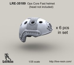 画像2: Live Resin[LRE35189]1/35  現用米兵 オップスコアヘルメット2(6個)