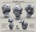 Live Resin[LRE35191]1/35  現用米兵 オップスコアヘルメット4(6個)