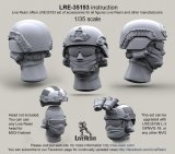 Live Resin[LRE35193]1/35  現用米兵 MICH2000ヘルメット2(6個)