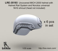 画像2: Live Resin[LRE35193]1/35  現用米兵 MICH2000ヘルメット2(6個)