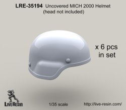 画像2: Live Resin[LRE35194]1/35  現用米兵 MICHヘルメット(カバー無し)1(6個)
