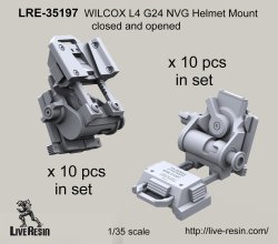 画像2: Live Resin[LRE35197]1/35  L4 G24 暗視鏡マウント(2種計20個)