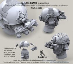 画像1: Live Resin[LRE35198]1/35  GPNVG-18 暗視鏡セット(4種計24個、8人分)