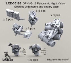 画像2: Live Resin[LRE35198]1/35  GPNVG-18 暗視鏡セット(4種計24個、8人分)