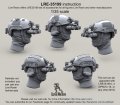Live Resin[LRE35199]1/35  現用米兵ヘッドセット7(5個)暗視鏡装着状態用