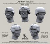 Live Resin[LRE35200]1/35  現用米兵ヘッドセット8(5個)MICHヘルメット用