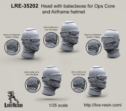 画像2: Live Resin[LRE35202]1/35  現用米兵ヘッドセット10(5個)エアフレーム/オプスコアメット用