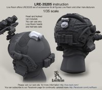 Live Resin[LRE35205]1/35  ヘルメットランプ(2種計20個)