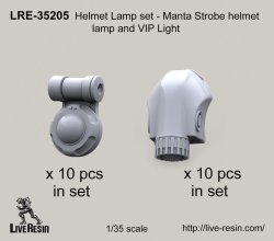 画像2: Live Resin[LRE35205]1/35  ヘルメットランプ(2種計20個)