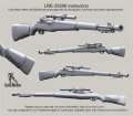 Live Resin[LRE35206]1/35  WWII米 M1Cガランド スナイパーライフル(6丁)