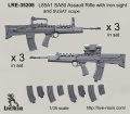 Live Resin[LRE35208]1/35  L85A1 SA80 ライフル(アイアンサイト/SUSATスコープ)(6丁)