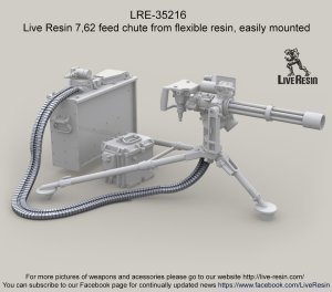 画像1: Live Resin[LRE35216]1/35  7,62mm ミニガン用給弾ベルト(軟質レジン)(4個) (1)