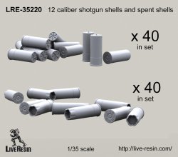 画像2: Live Resin[LRE35220]1/35  M1014 弾体&空薬莢(各40発)